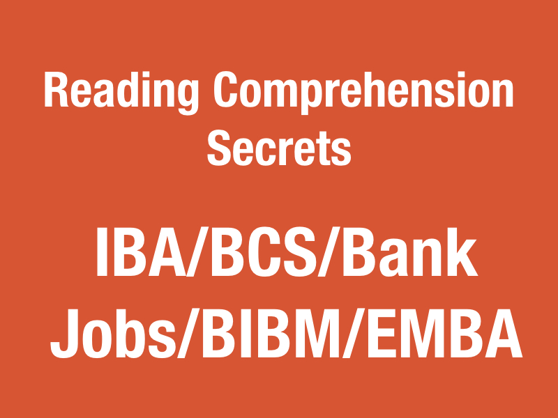 Reading Comprehension Secrets